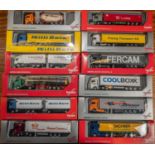 12 Herpa 1:87 Scale Trucks. 6x MAN TG- ECS, 2x Steinkuhler including a tanker. Coolboxx, Gartner