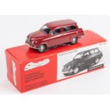 Somerville Models No.123. SAAB 95 Estate. An example finished in deep red with light blue