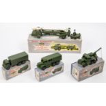 4 Dinky Military Vehicles. A Foden 10-Ton Army Truck (622). A Recovery Tractor (661), complete