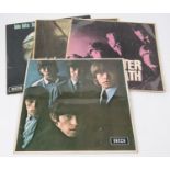 4x Rolling Stones LP record albums. Including; No.2, mono on Decca, LK4661. Aftermath, mono on