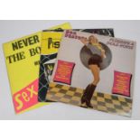 3x Sex Pistols LP record albums. Flogging A Dead Horse. The Original Pistols Live. Never Mind The