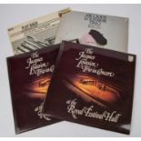 4x Jacques Loussier LP record albums. 2x Trio in Concert (one signed). Bach (signed to front of