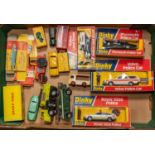 12x Dinky Toys. Boxed examples include; Volvo Police Car (243). Rover 3500 Police car (264).