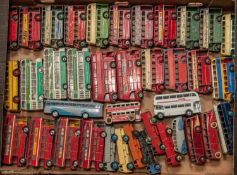 38x Dinky Toys, etc buses, coaches and Forward Control Lorries for restoration. Dinky Toys; 15x