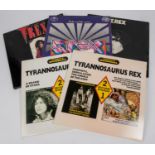 5x T. Rex LP record albums and compilation box sets. Including; Ride a White Swan. Dandy in the