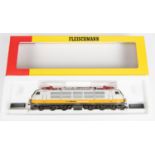 Fleischmann HO Co-Co Electric Locomotive 4378. A Lufthansa Airport Express Class 103 in light grey