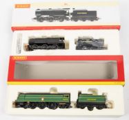 2 Hornby Southern tender locomotives. A West Country Class 4-6-2, Blackmoor Vale RN21C123. In