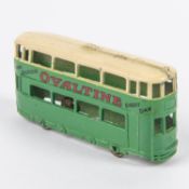A rare Pre War (1934-1938) Tram Car (27). An example in green with cream upper deck and roof, '