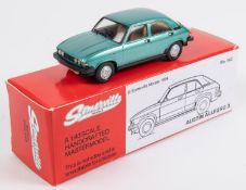 Somerville Models No.143. Austin Allegro III. An example finished in metallic turquoise with tan