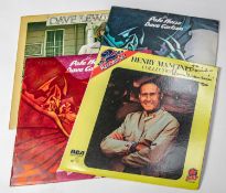 35x signed LP record albums. Including; Henry Mancini. 2x Dave Carlsen. Dave Lewis; from Time to