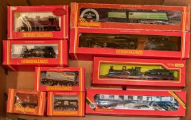 Quantity of Hornby Railways. 5 locomotives- BR 2-10-0 tender locomotive, 'Evening Star, RN 92220. SR