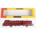 Fleischmann HO Steam Tender Locomotive 4172. A Streamline Class 03 4-6-2, in maroon D.R. livery,