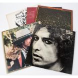 5x Bob Dylan LP record albums and 2x box sets. Hard Rain. Desire. Before the Flood. Blood on the