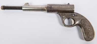 A .177" "Dolla" pop out air pistol, c 1930s, of cast iron construction with some nickel plating