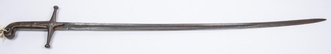 An 1831 General officer's style makeluke hilted sword, 1845 infantry officer's style blade 32½" with