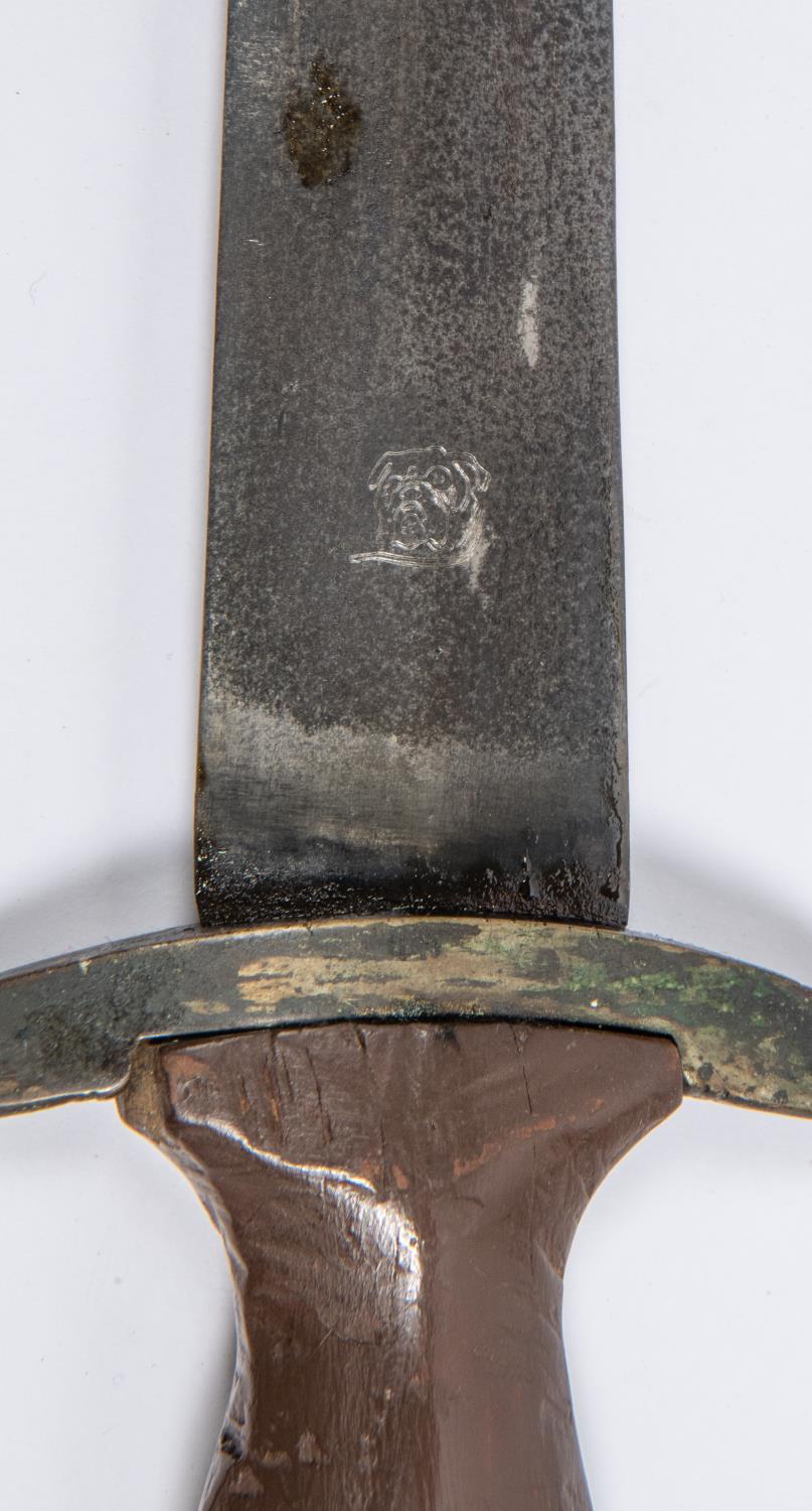 A Third Reich SA Man's dagger, in its original scabbard. GC (handle distressed, mounts corroded). £ - Image 2 of 3