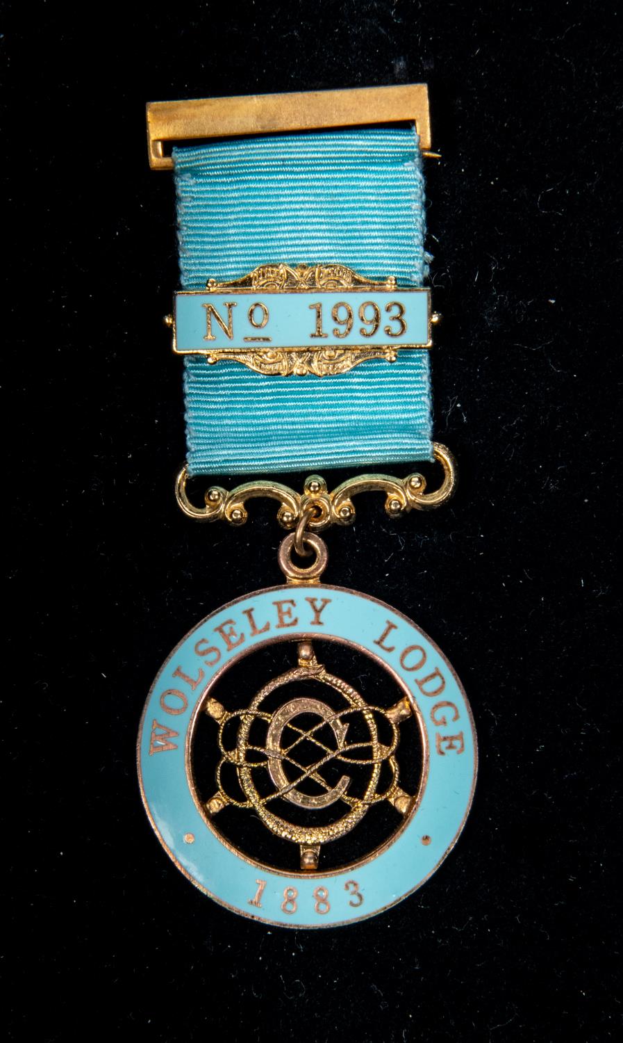 2 gilt Masonic medals, 4 gilt and enamel Steward's jewels; a gilt Masonic Centenary jewel 1983 and - Image 4 of 5