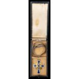 A Third Reich Deutsche Mutters Cross in gilt, with ribbon, in its fitted case of issue. GC £65-70