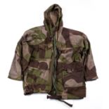 A WWII British "Smock, Windproof", c 1944, camouflage print colour good, it has been opened at the