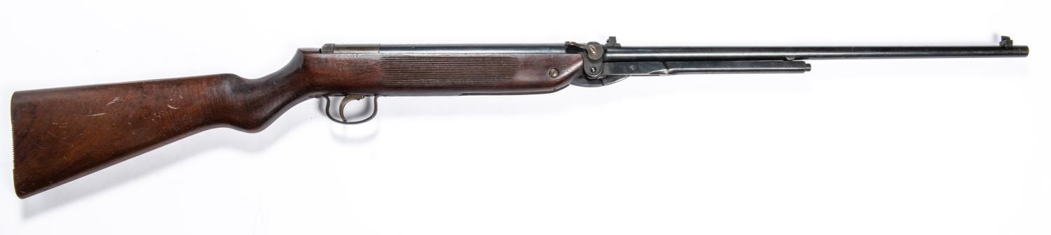 A .22" first pattern Webley Mark III underlever air rifle, c 1947-49, number 1959, with curved - Image 3 of 3