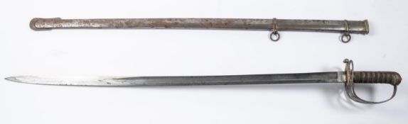 An 1827 rifle regiment pattern General Officer's sword, broad blade 35" by Henry Wilkinson, number