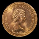 Elizabeth II, AV Sovereign 1974, Uncirculated. £300-340