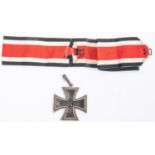 A scarce Third Reich Cross of the Iron Cross, with ribbon. GC £350-400