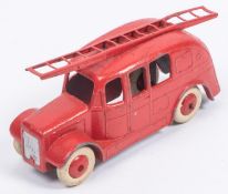 A Dinky Toys 25h Streamlined Fire Engine. An early (first) example without baseplate in red with