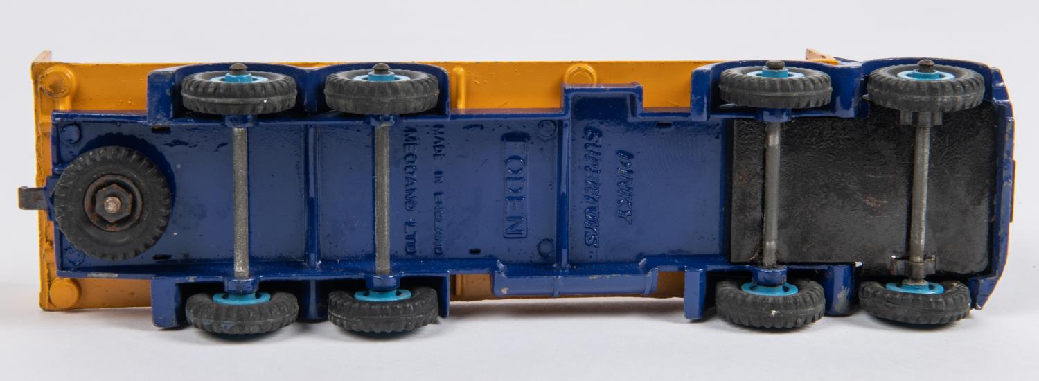 Dinky Toys Foden Flat Truck with Tailboard (903). Example in violet blue with orange flatbed with - Image 3 of 3