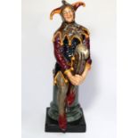 A Royal Doulton 'The Jester' figurine (HN2016). Designed by C.J. Noke. 255mm high. VGC-Mint. £50-80