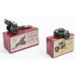 2x Britains Royal Artillery items. A Howitzer Limber (No.1726) and a Howitzer Muzzle Loading Field