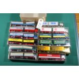 12 Wiking HO 1:87 Articulated/rigids Trucks with drawbar trailers. Makes including Mercedes Benz,
