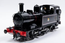 A Gauge Three 2.5 inch gauge gas fired, live steam British Railways Class 14xx 0-4-2T locomotive,