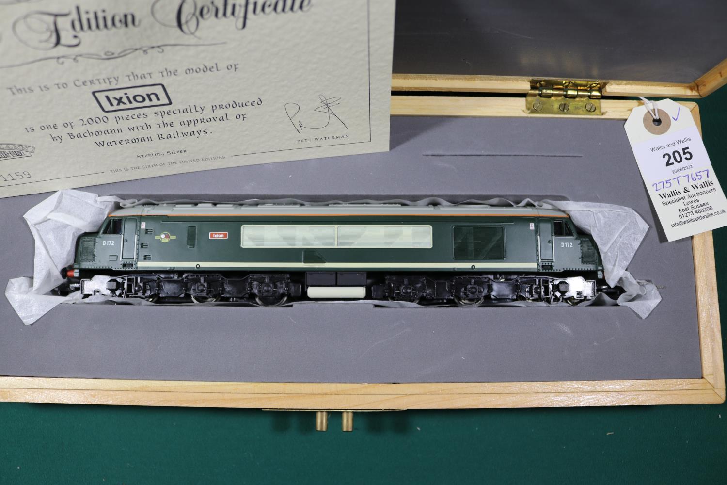 A Bachmann Branchline OO gauge BR Class 46 1Co-Co1 diesel locomotive, Ixion D172, in unlined - Image 2 of 2