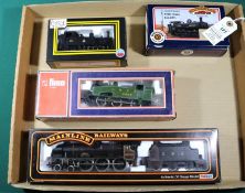4x OO gauge railway locomotives by various makes. A Mainline LMS Royal Scot Class 4-6-0, Royal