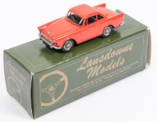 A Landowne Models white-metal 1:43 sale 1963 Sunbeam Alpine Serie III Har-Top (LDM 11). In red