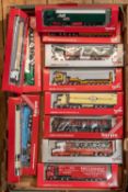 12 Herpa Trucks 1/87 scale. 6x Mercedes-Benz Actros, liveries include XXL, Oppel and Rhenus