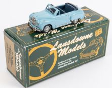 Lansdowne Models LDM9A 1953 Austin Somerset Convertible. In light blue with dark blue interior,