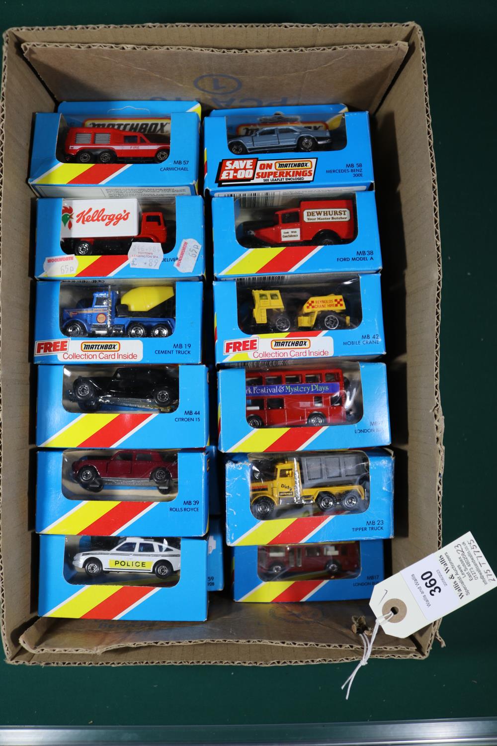 23 Matchbox MB (Superfast) series. Including - Matra Rancho, Rover 3500 POLICE, Carmichael Fire