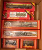 13x Hornby Railways OO gauge GWR items. Including 5x locomotives; a King Class 4-6-0, King Henry
