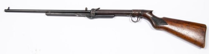A .177" BSA No 1 Light or Ladies model underlever air rifle, number L23887 (1924), with 3 hole