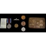 Bomber Command un-official tribute medal, with slip numbered 8508, GEF in case. A "Sterling