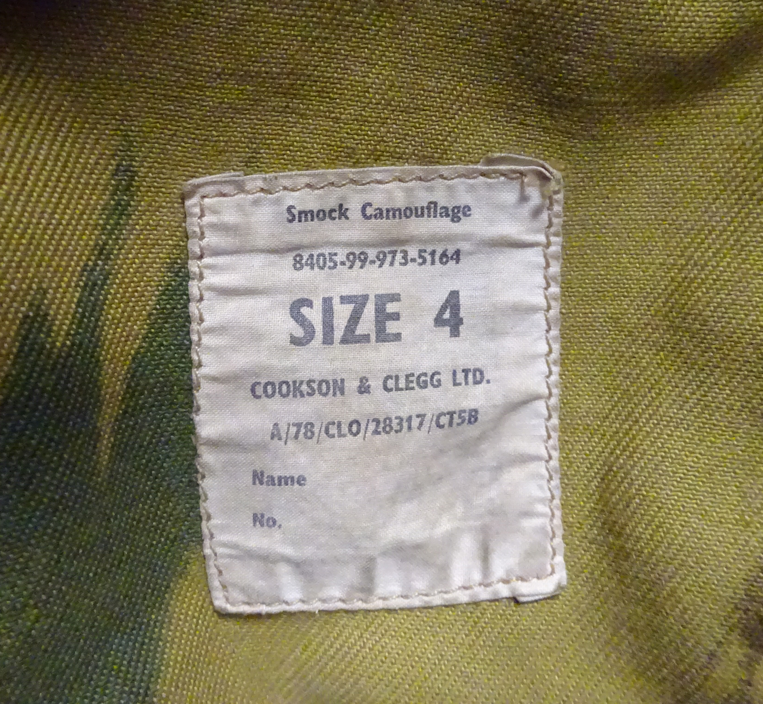 A good example of a post WWII Airborne troops Dennison smock, woollen cuffs, complete with gusset - Image 3 of 3