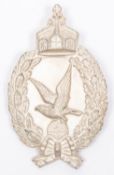 A good copy of a WWI German Aerial Gunner's badge, of die struck construction with frosted