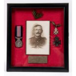 Military Medal, George V first type (R/13926 Sgt T. Elvin, 12 KRRC) NEF, with a brass sergeant's