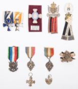 Imperial German Veterans medals and badges: a pair of scarce "Champagne" and "Somme" 1914-18 Veteran