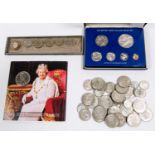 Elizabeth II 2012 Diamond Jubilee annual coin set: £5 (crown size) to 1p (8 coins), Unc in Royal