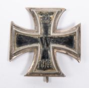 A German 1914 Iron Cross 1st class, the concave back marked "800". GC (the front requires