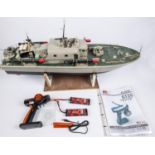 An impressive 'Perkasa' Torpedo Boat. Fitted with twin shafts, propellers and rudders, with