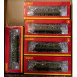 5 Hornby Hobbies Southern Railway 6 Wheel Coaches. 2x 1st Class Coach with lights (R.40131 and R.